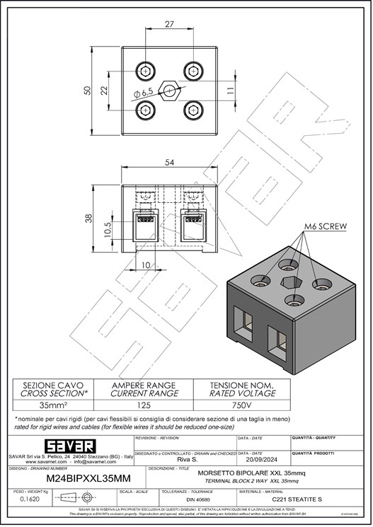 Terminal block two ways XXL - Terminal blocks